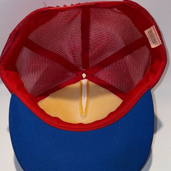 Vintage Vinnie’s pizza Red and Blue Trucker Hat - Picture 8 of 9